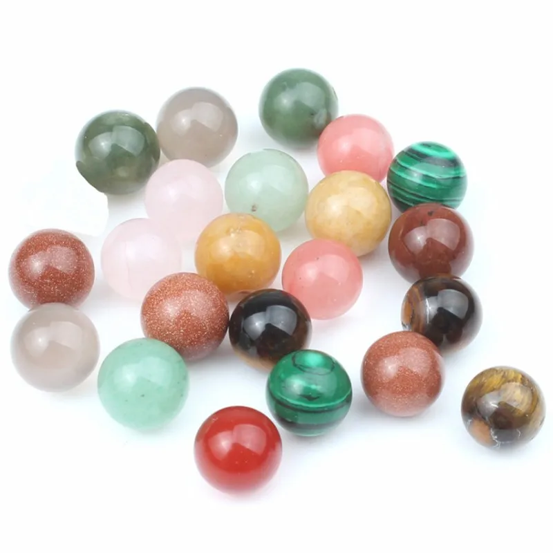 

Round Turquoises Unakite Black Agates Opal Quartz Beads (Without Hole) For Jewelry Making DIY Bracelet Accessories 6mm 8mm 10mm