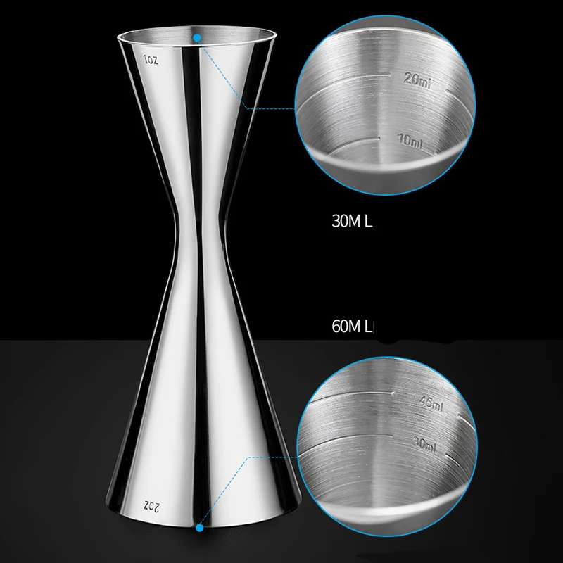 Барный мерный стаканчик двойной шейкер для коктейля барные меры Барные