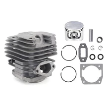 CHAUDE 1 Set Diamètre 45mm Tronçonneuse Cylindre et Piston Ensemble Ajustement 52 52Cc Tronçonneuse Pièces De Rechange pour Essence/Huile Tronçonneuse Pièces De Rechange