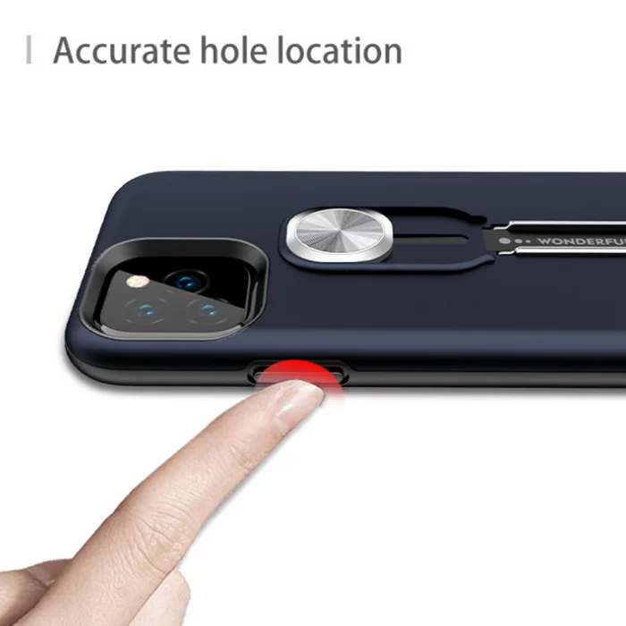 Горячий магнитный держатель-кольцо для пальца стенд Броня Жесткий чехол для iPhone 11/11Pro Max