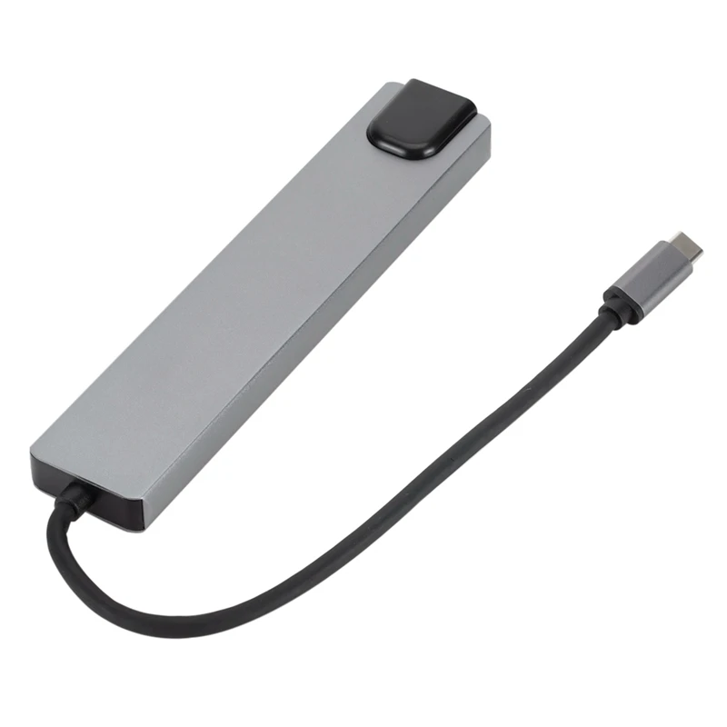 8 в 1 USB C концентратор USB-C-type-C 2 USB 3,0 концентратор 4K HDMI RJ45 Ethernet адаптер с TF/Mini SD кард-ридер PD зарядное устройство для MacBook