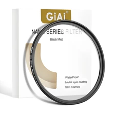 GIAI 1/4 1/8 Movie Grade Camera Lens Pro Black Mist Diffusion Filters 86mm 82mm 77mm 72mm 67mm 62mm 58mm 55mm 49mm 46mm 43mm