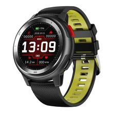 Men Smart Watch Wristband ECG Heart Rate Monitor Blood Oxygen Blood Pressure Measure IP68 Waterproof Sports Fitness Watches DT68