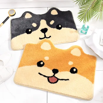 

Creative Cartoon Bath Mat Irregular Shape Bathroom Absorbent Foot Mat Soft Carpet Non-slip Door Comfortable Bathroom Super Mat