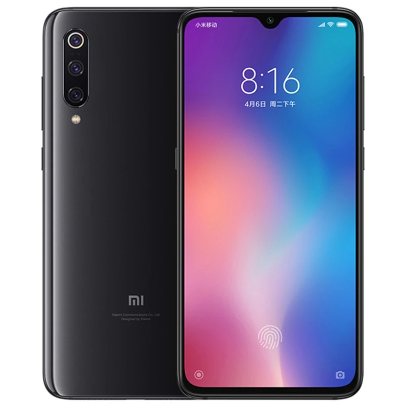 Глобальная версия Xiaomi mi 9 mi 9 смартфон 6GB 64GB Snapdragon 855 6,3" полноэкранный 48MP камера NFC QC 4,0 мобильный телефон - Цвет: Black 6GB 64GB