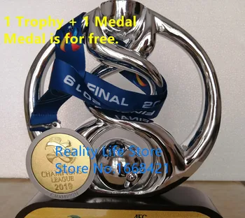 

Asia league champions league football club in the champions league trophy with one medal Free shipping