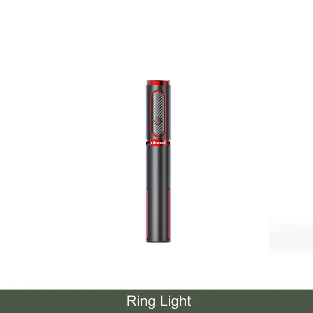 Ulanzi SK-10 Мини Bluetooth селфи пульт дистанционного управления вертикальный штатив для съемки в реальном времени Vlog штатив монопод - Цвет: Black