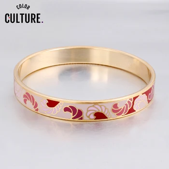 

Costume Jewelery Colorful bracelets Bangles for Women 2020 New High Quality Jewelry Elegant Classic Enamel Bangles
