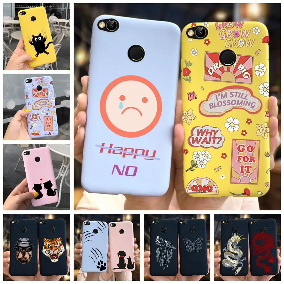 Case For Xiaomi Redmi 4X 4 4A Cases Cartoon Cute Silicon Cover Redmi4X X X4 A4 Housing Redmi4A A Capa 5.0" | Мобильные телефоны