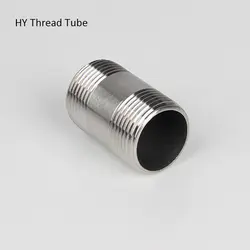 1/4 "3/8" 1/2 "3/4" 1 "1-1/4" 1-1/2 "трубы Нержавеющая сталь SS304 прямая трубка наружная резьба трубы