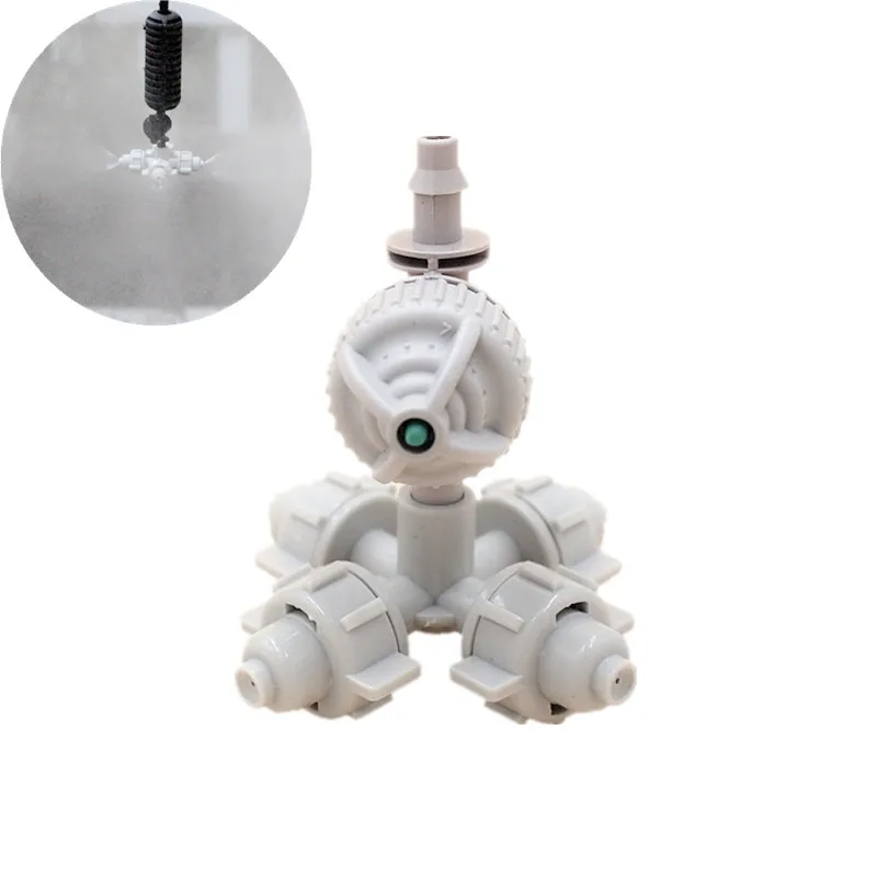 Fast Shipping 20pcs White Cross Misting Sprinkler With 1/4inch Antileak Cooling Hanging For Irrigation Fittings | Дом и сад