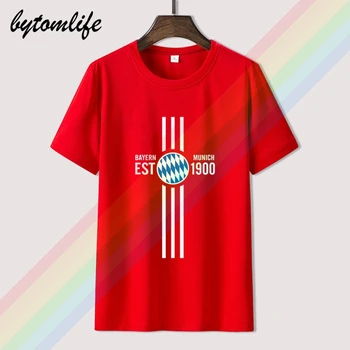 

2020 Bayern 6 Times Champions T-shirt Lewandowski Man Summer T-shirt Short Sleeve O Neck Tops Plus Size T Shirt