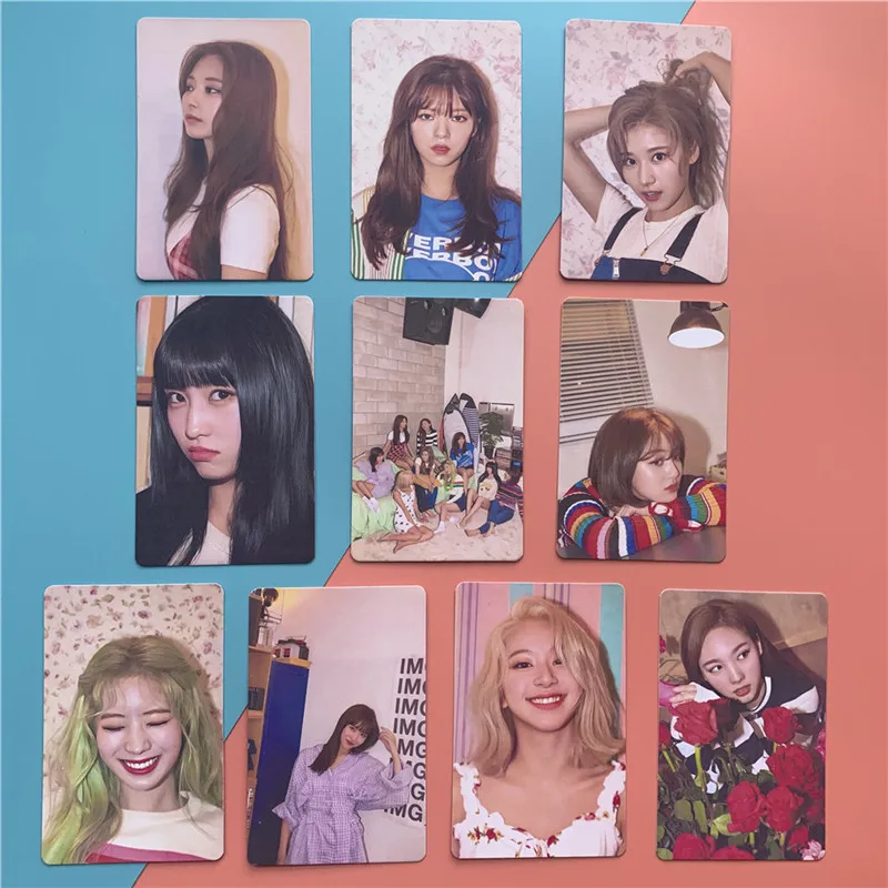 Коллекция открыток Kpop TWICE Momo Sana Mina FANCY YOU LOMO Card 10 шт./компл. | Канцтовары для офиса и