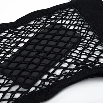 

Interior Net Pocket 1Pc Trunk Seat back Grid Truck Nylon 40x25cm Replacement Organizer Car Practical