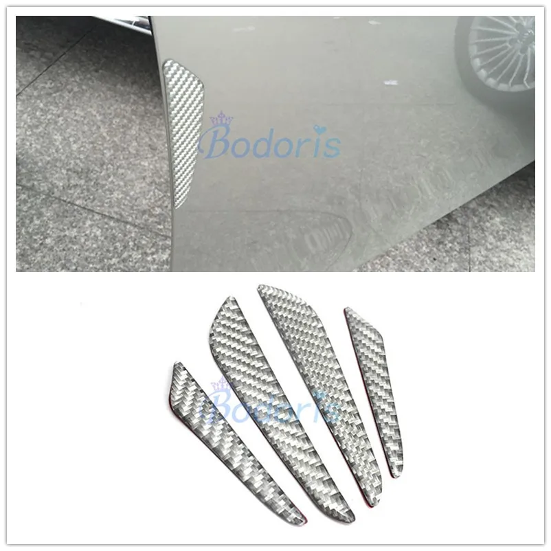 Для Audi Q3 Q5 2010 2012 2013 2014 2016 2017 2018 2019 углеродное волокно дверные противоударные