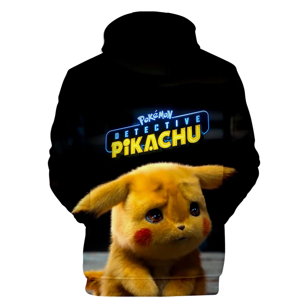 Autumn Pokemon Detective Pikachu 3D Hoodies Sweatshirts Men Women Fashion Hip Hop Kids Hoodies Sweatshirts 3D boys girls Hoodie