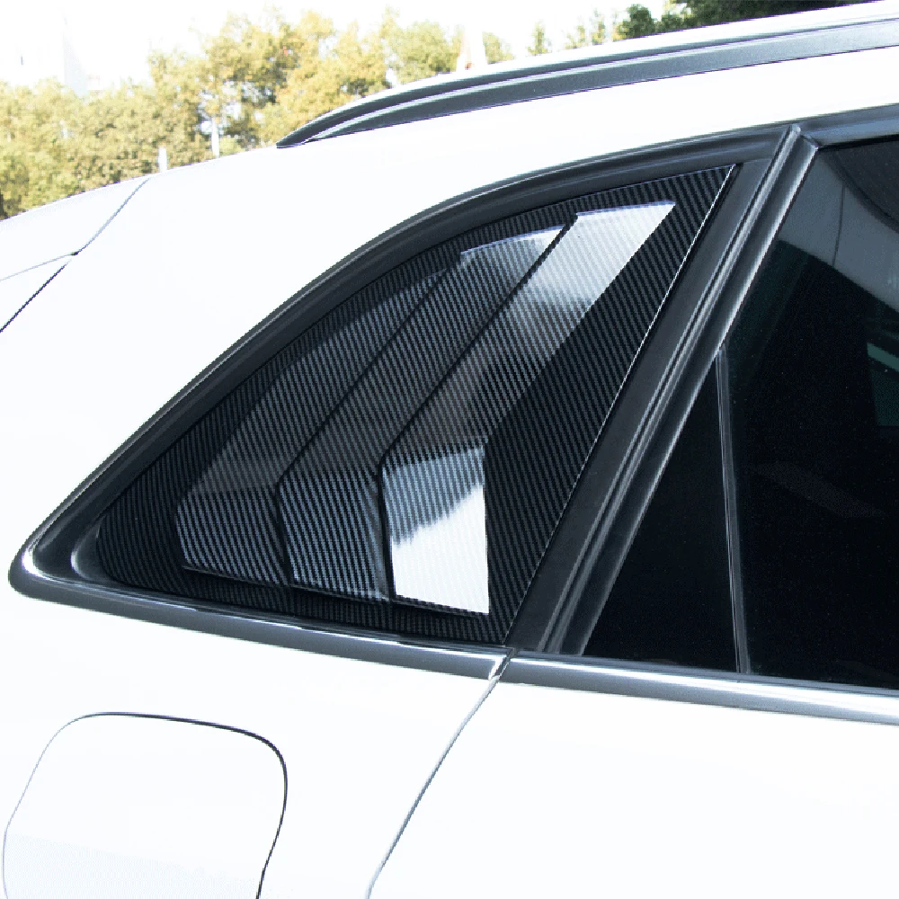 Audi A3 8V Sportback 2014-2019  ׼ Black Rear Window Louver Shutter Cover Trim 2pcs