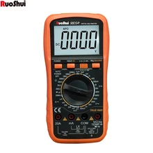 RuoShui – multimètre numérique professionnel 9805A + True RMS, testeur, voltmètre AC/DC, ammètre, capacité 1000V20A, résistance de fréquence