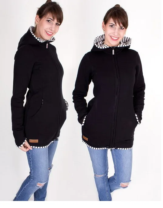  Maternity Winter Jacket Pregnant Women Hoodies Long Sleeve Carrying Newborn Maternity Outfits Casua