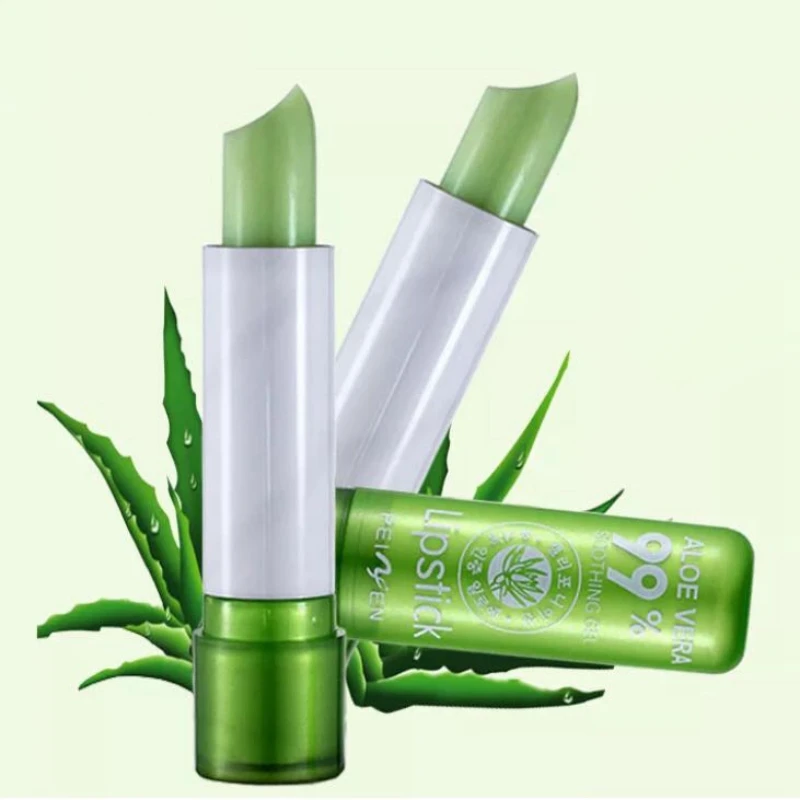 

Natural Aloe Vera Lipstick Color Mood Changing Long Lasting Moisturizing Lipstick Makeup Elegant Temperament Charming And Gener