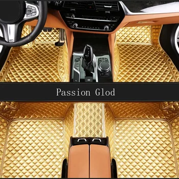 

Car floor mats Case for Skoda Octavia Superb Yeti Fabia spaceback 5D heavy duty car styling carpet floor liner