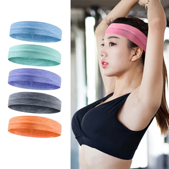 

yoga hair bands Sports Headband Lycra Breath and Sweat Absorption Antisweat Belt Basketball Tennis Fitness Running Headband