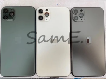 

Best Quality For iPhone 11 Pro Max /11 / 11Pro Back Glass Middle Frame Chassis Full Housing Assembly Battery Cover door