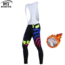 KIDITOKT, длинные штаны для велоспорта, зимние, тепловые, флисовые, мужские, 3D, мягкие, Coolmax, гелевые, MTB, горный велосипед, велосипедные, гоночные, спортивные штаны