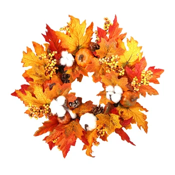 

1Pc Wreath Multi-purpose Wall Halloween Door Christmas With Light Garland for Indoor And Outdoor