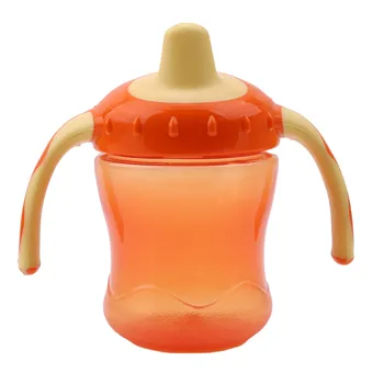 

260ml Baby Feeding Cups Compact and Portable Carry Convenient Infant Drinking Training Water Milk Bottle with Handle