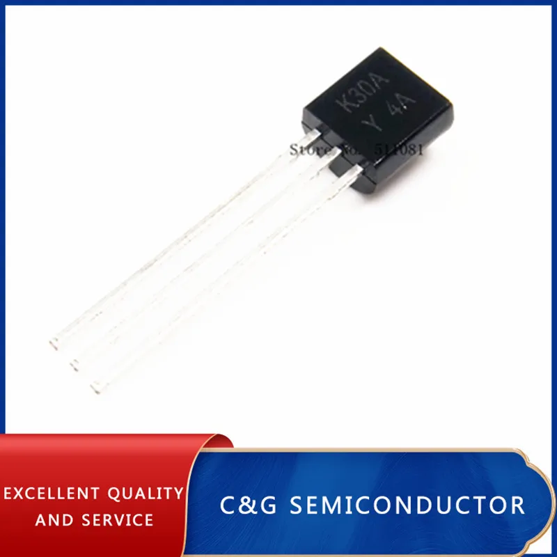 2SK30A-Y 2SK30 K30A-Y 2SK30A K30A TO-92 TRANSISTOR 10PCS bjt transistor transistors kit mosfet transistor triac transistor