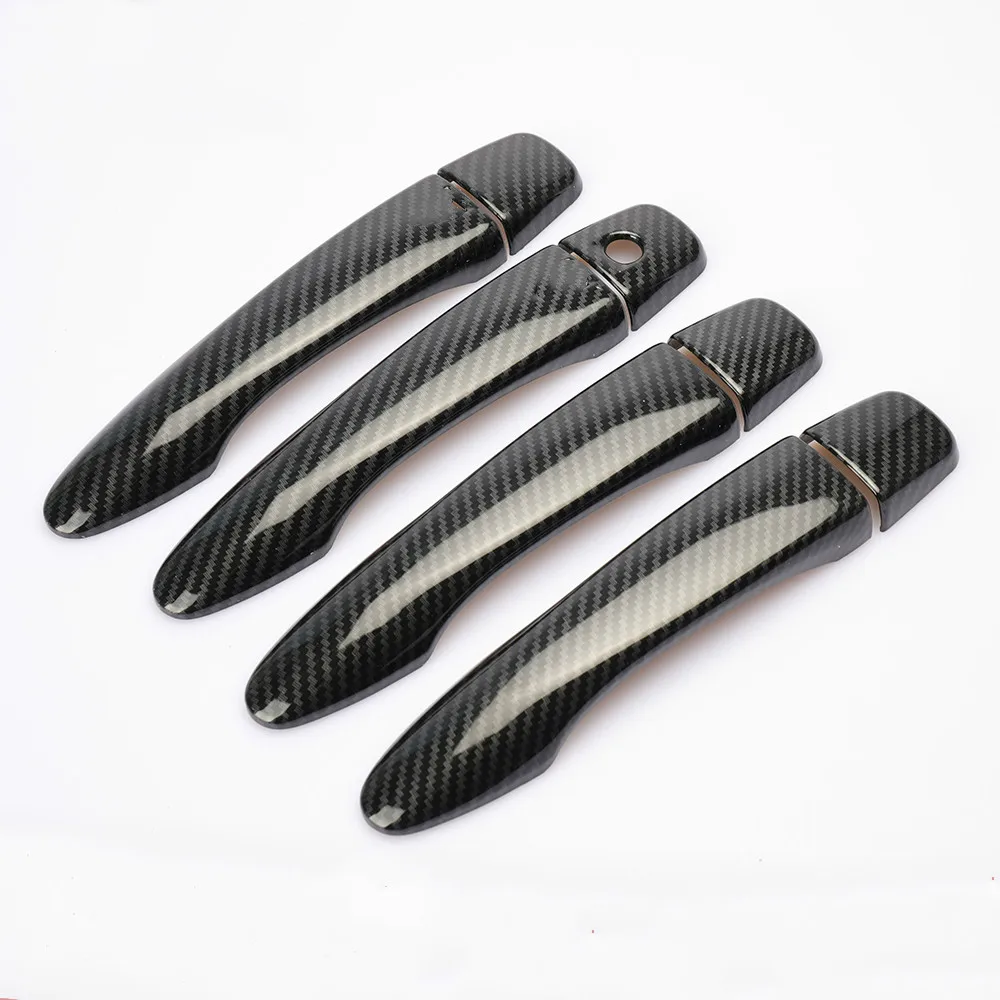 

Carbon Fiber Chrome Car Door Handle Bowl Cover For Nissan X-Trail T32 MK3 2014-2019 X Trail XTrail Car Accessories Sticker
