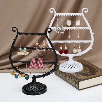 

Jewelry Stand Jewelry Display Storage Rack Necklace Earring Display Piano Shape Tripod Display Stand 2 Piece Set