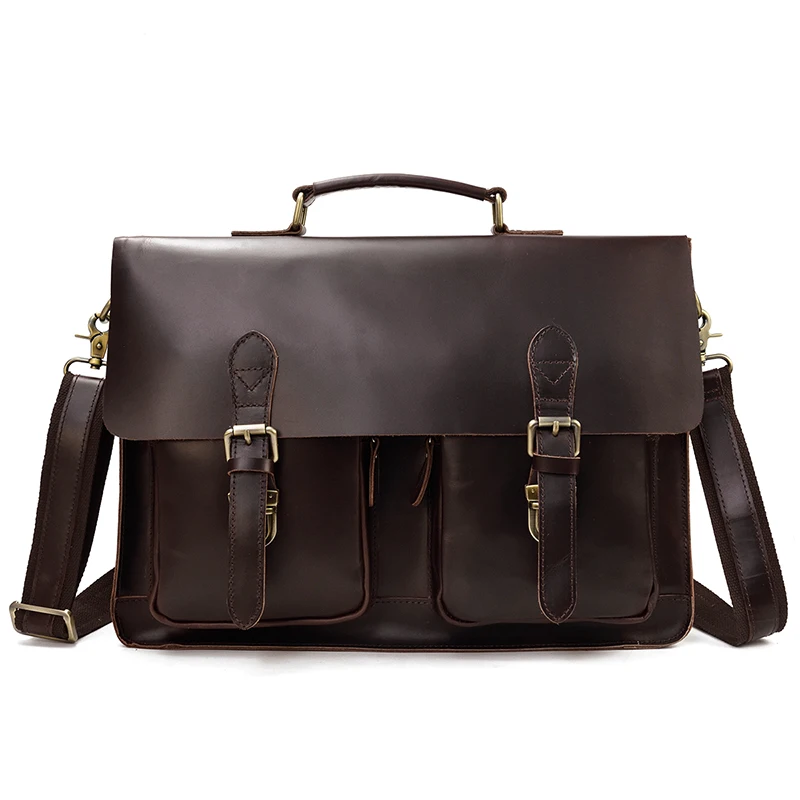 Мужской портфель из натуральной кожи, сумка из воловьей кожи, 15,6 дюймов, сумка для ноутбука, деловая сумка, красная женская сумка-мессенджер, сумка на плечо, сумка-тоут для работы