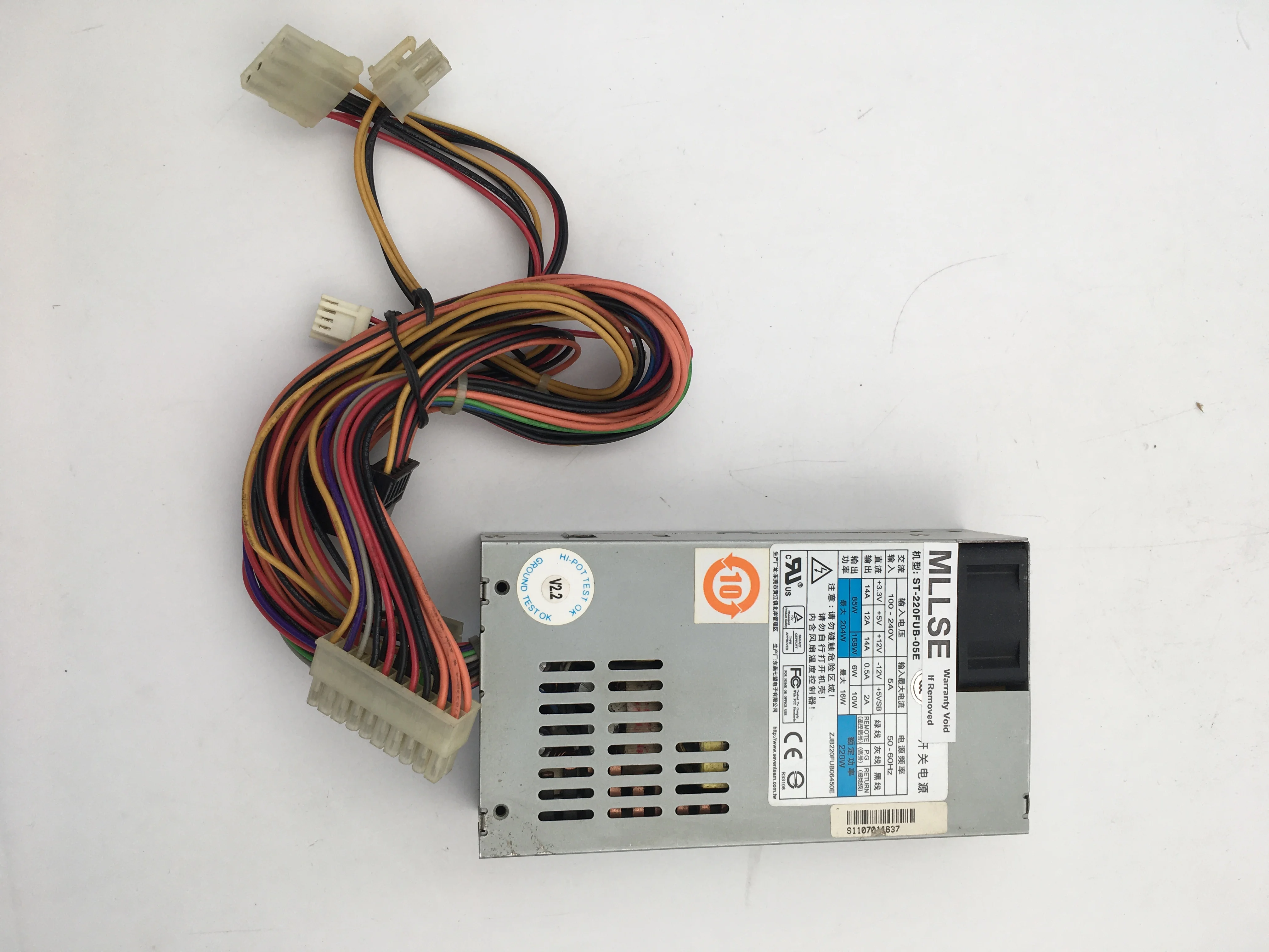 Для ST-220FUB-05E 220W 1U небольшой Питание будет полностью Тесты перед отправкой |