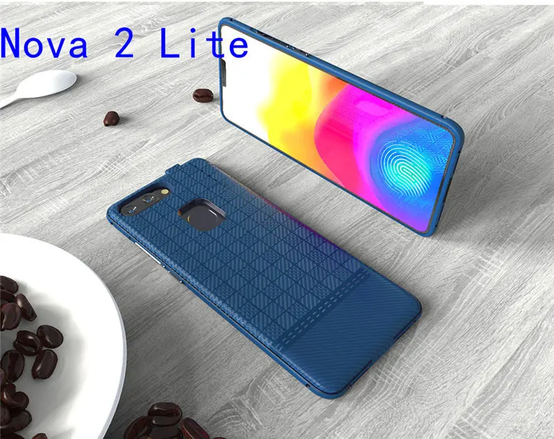 NENG чехол с аккумулятором 5000 мАч для huawei honor 7X nova 2 lite, внешний резервный блок, твердый внешний аккумулятор, чехол для huawei P Smart() Y9 - Цвет: Blue For nova 2lite