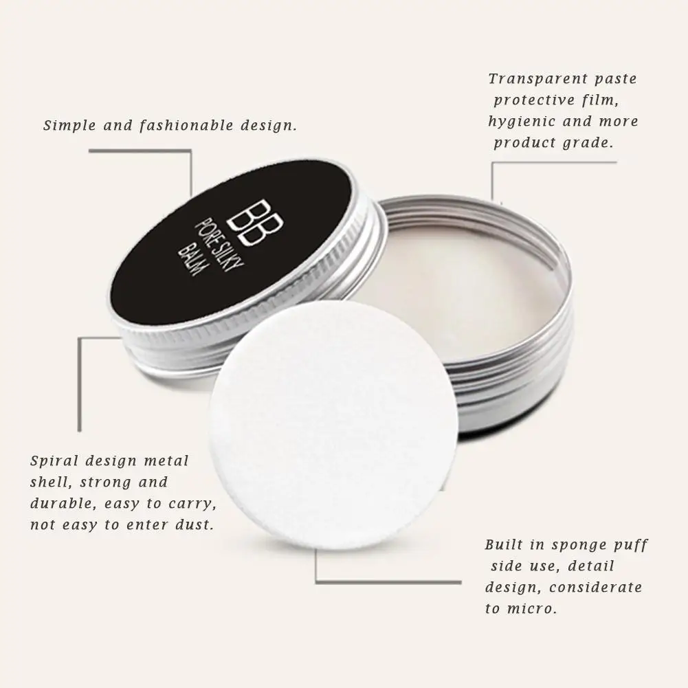 BB Pore шелковистый бальзам Pore Minimizer бальзам для макияжа лица Pore Primer осветляет гладкую кожу невидимое Маскирующее средство для пор Bb Cream
