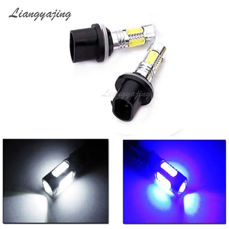 

2pcs H27 880 7.5W COB LED Bulbs Driving Fog lights Car DRL Light Auto Fog Lamp 12V White Pink Yellow Blue Red Green