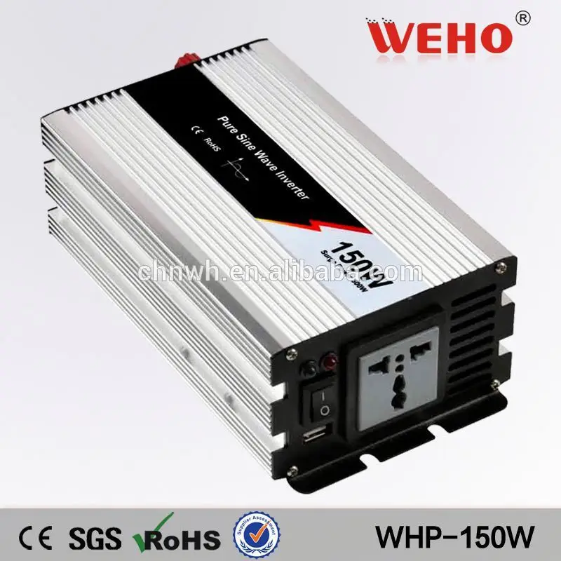 

CE RoHS approved 12v 230v gird solar power inverter 150W inverter/charger pure sine wave