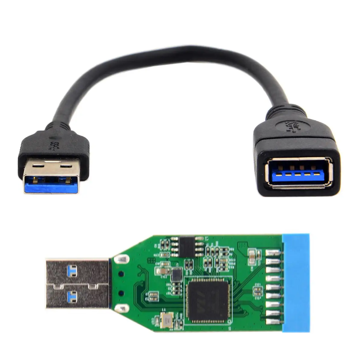 Материнская плата 20pin Header Женский адаптер для OTG USB-C кабель-удлинитель type-C