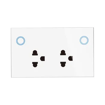 

APP Hotel Switch Wall Outlet Home WIFI Socket Voice Control Multifunctional Plug Electrical Smart Touching Timing With Music