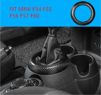 

Dry Carbon Fiber Car Gear Shift Knob Base Cover Trim For MINI Cooper ONE JCW F54 F55 F56 F57 F60 2015-2020