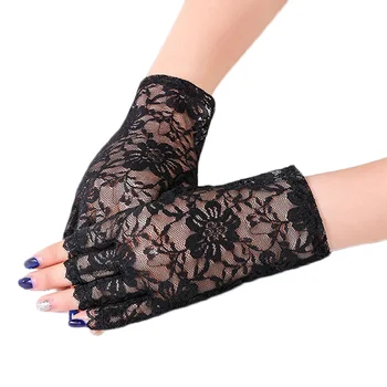 

Sunscreen Gloves Anti UV Dressy Gloves Lady Gloves Driving Glove Sunscreen Embroidered Gloves Fashion Summer Gloves Lace Glove