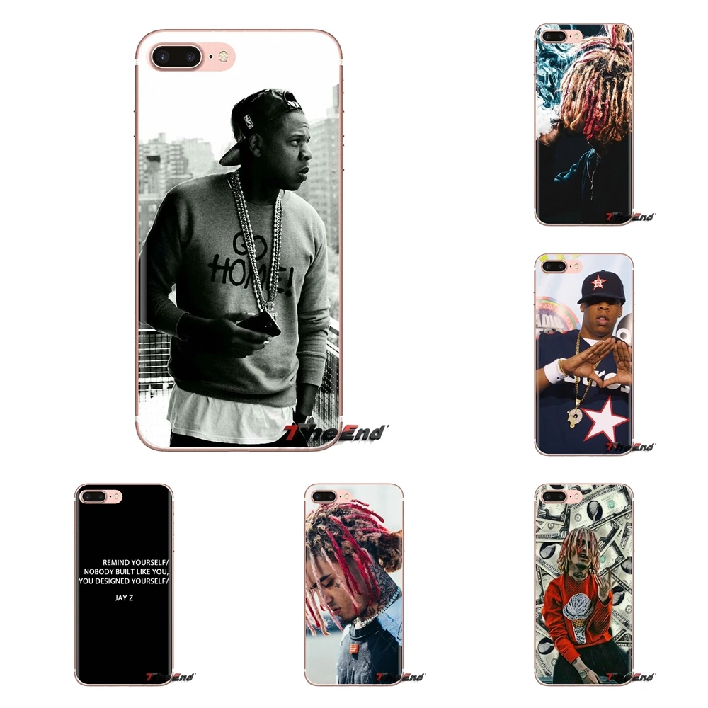 Прозрачные мягкие чехлы для Xiaomi Redmi 4A S2 Note 3 3S 4 4X5 Plus 6 7 6A Pro Pocophone F1 50 Cent Jay-Z лиловый