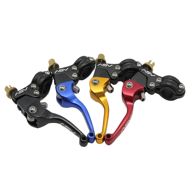 Sclmotos-CNC ASV Motorcycle Brake Clutch Levers Foldable Lever For Honda for Yamaha for Kawasaki for Suzuki Dirt Pit Bike ATV