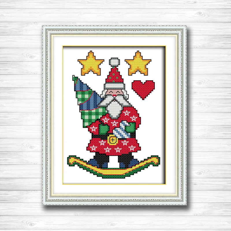 

Santa Claus cartoon decor paintings 14CT11CT counted cross stitch Needlework Set Embroidery kits chinese cross stitch Home deco
