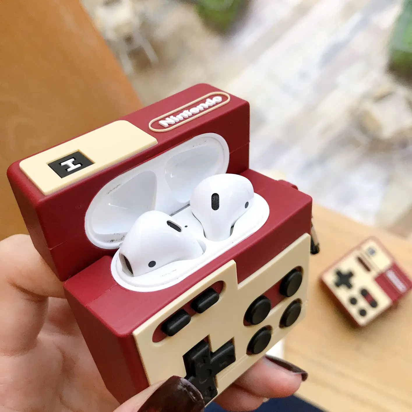 Classic retro game console For airpods case Bluetooth headset set For airpods 1/2 case soft silicone charging protective cover
