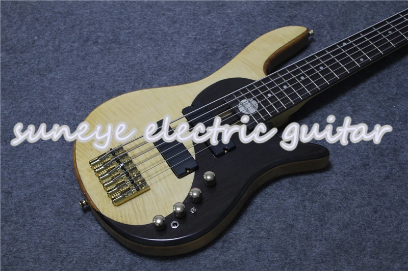 6 струны электрогитары Fodera Yin Yang Custom Shop бас-гитара как на фотографии