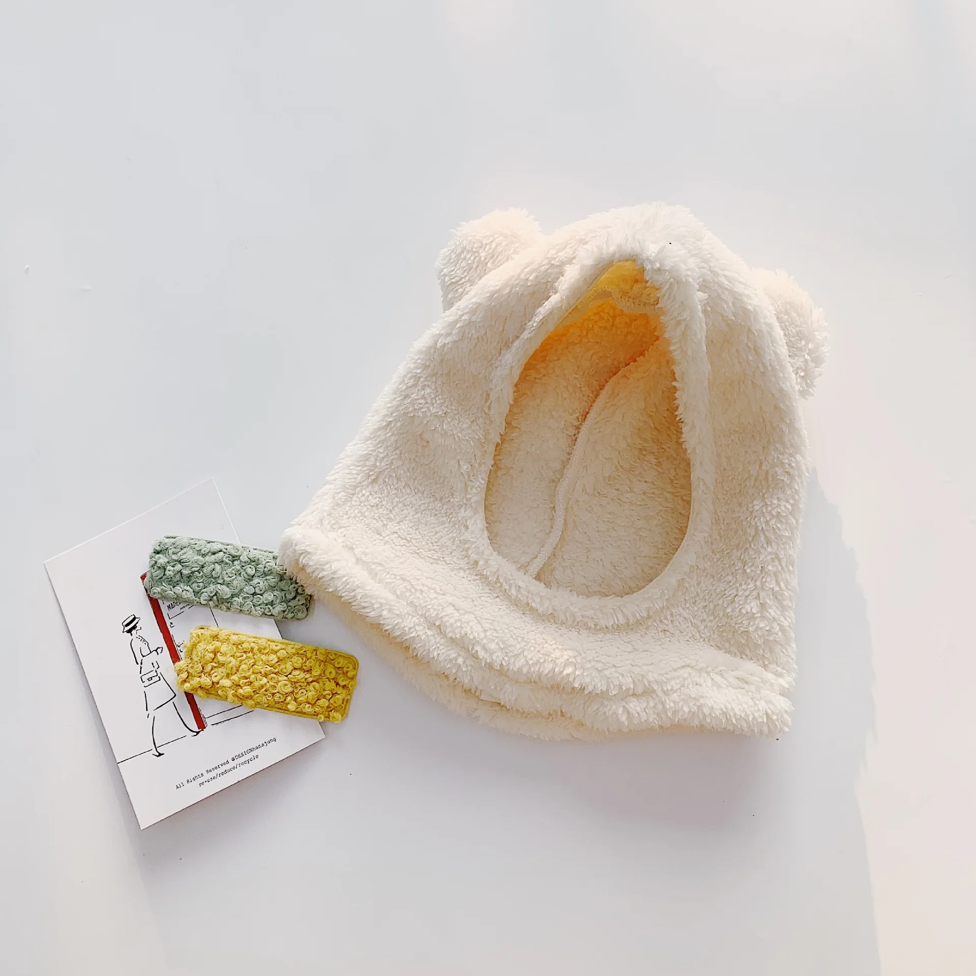 White hat Пальто с мехом для девочек; однотонная осенне-зимняя одежда; одежда на молнии; детский жилет из искусственного меха; куртка и шапка; поступление года - Цвет: White hat