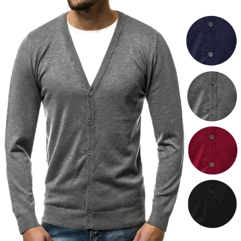 

New Fashion Brand Sweater For Mens Cardigan Slim Fit Jumpers Knitwear Warm Autumn Korean Style Casual Clothing Men